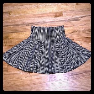 Black and white skirt